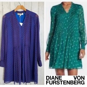 DVF Kourtni Silk Chiffon Dress